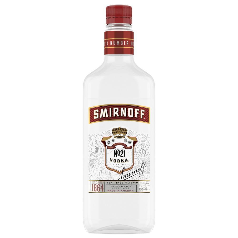 Smirnoff Vodka Plastic Bottle 750 ml Shipt