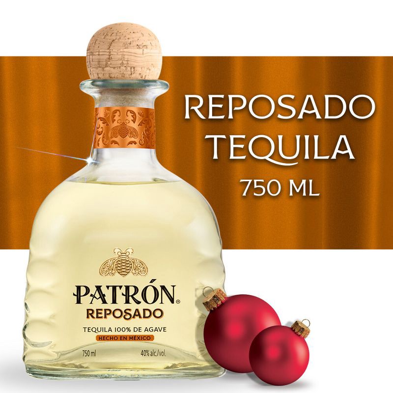 slide 4 of 10, Patron Patrón Reposado Tequila - 750ml Bottle, 750 ml