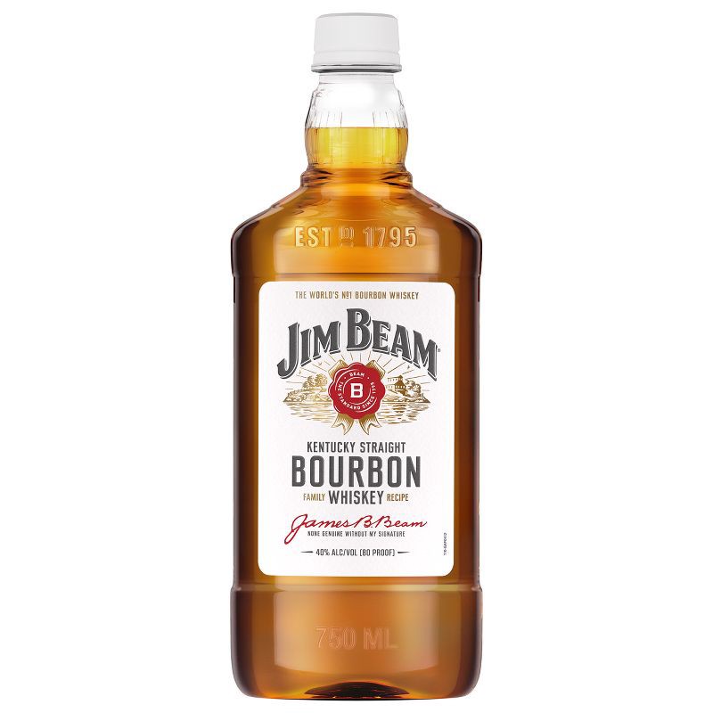 slide 8 of 8, Jim Beam Bourbon Whiskey - 750ml Plastic Bottle, 750 ml