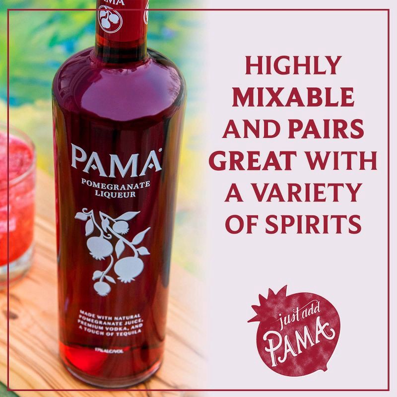 slide 10 of 10, Pama Pomegranate Liqueur - 750ml Bottle, 750 ml