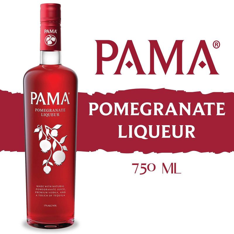 slide 9 of 10, Pama Pomegranate Liqueur - 750ml Bottle, 750 ml