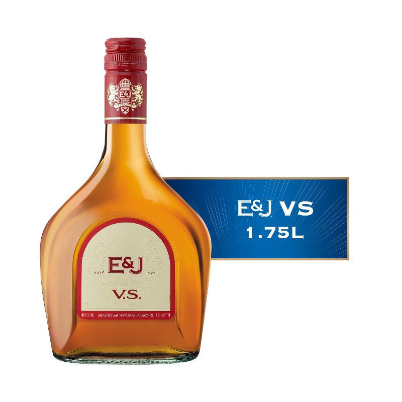 slide 8 of 8, E&J VS Brandy - 1.75L Bottle, 1.75 liter