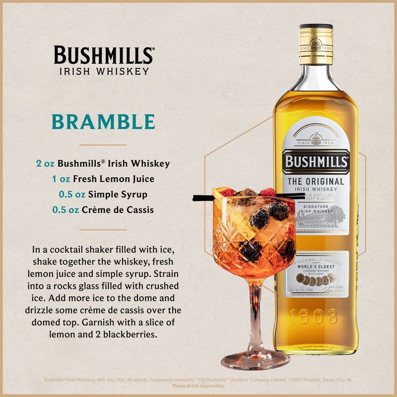 slide 13 of 14, Bushmills Bushmill's Irish Whiskey - 750ml Bottle, 750 ml