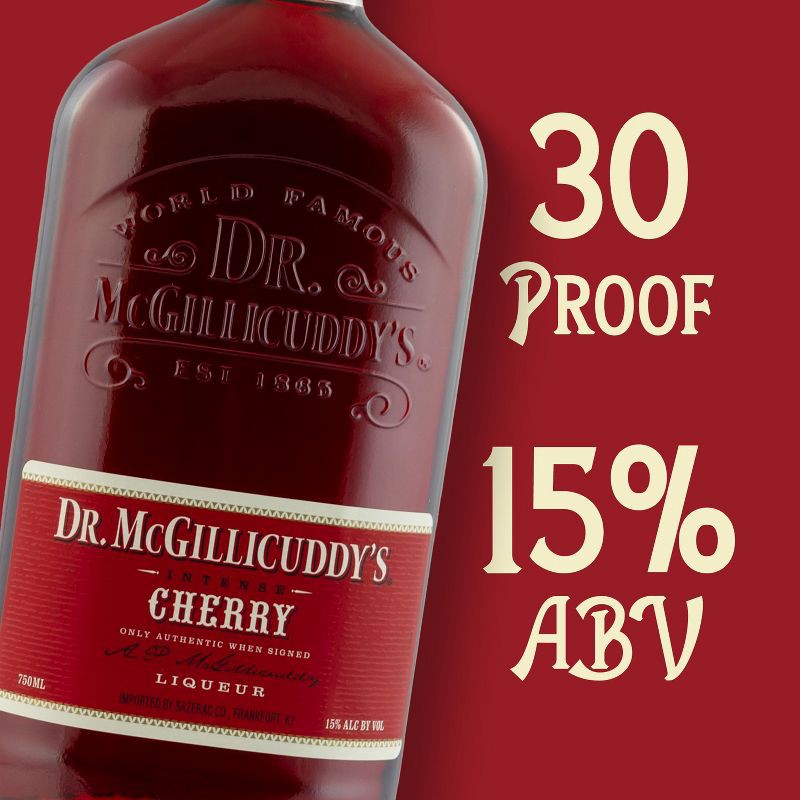 slide 6 of 9, Dr McGillicuddy's Cherry Liqueur - 750ml Bottle, 750 ml