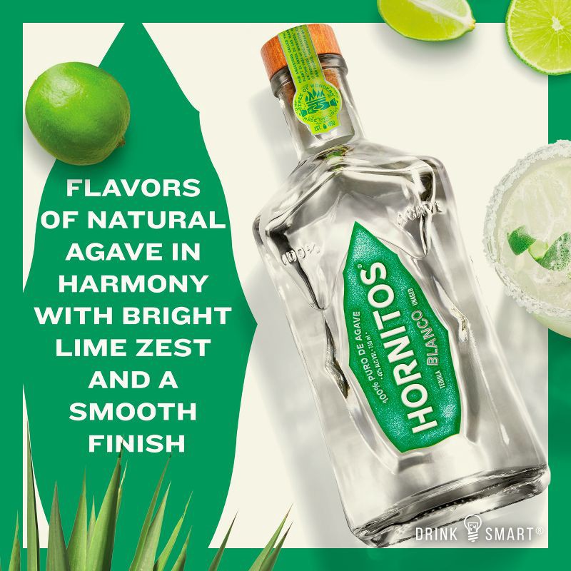 slide 3 of 7, Hornitos Blanco Tequila - 750ml Bottle, 750 ml