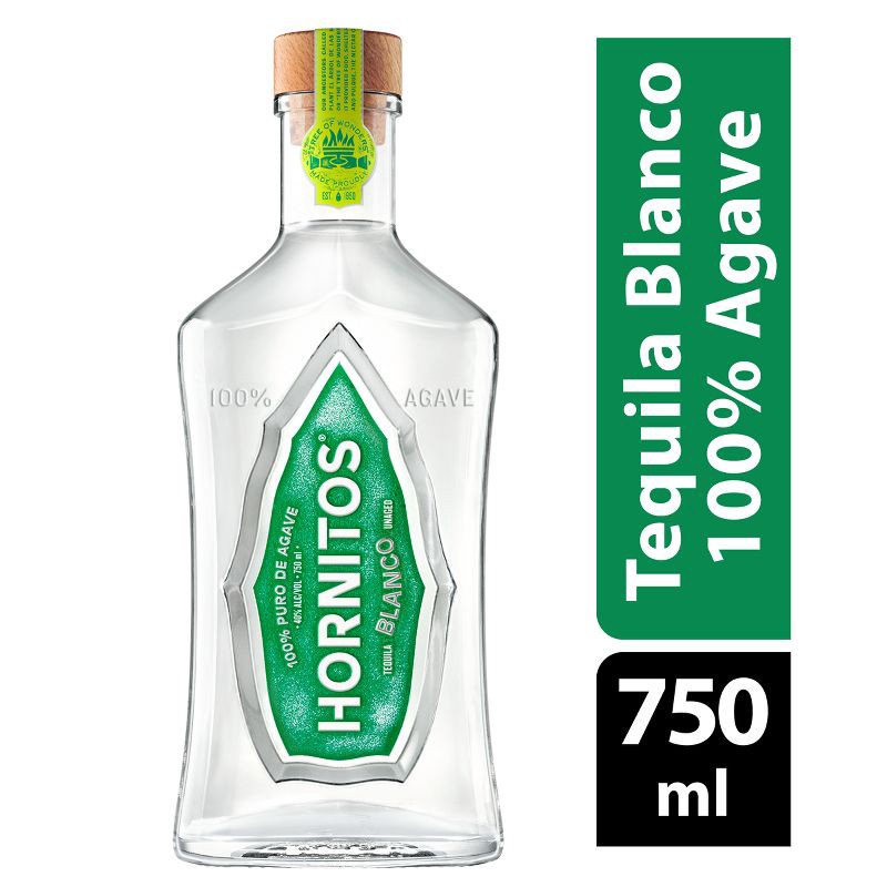 slide 7 of 7, Hornitos Blanco Tequila - 750ml Bottle, 750 ml