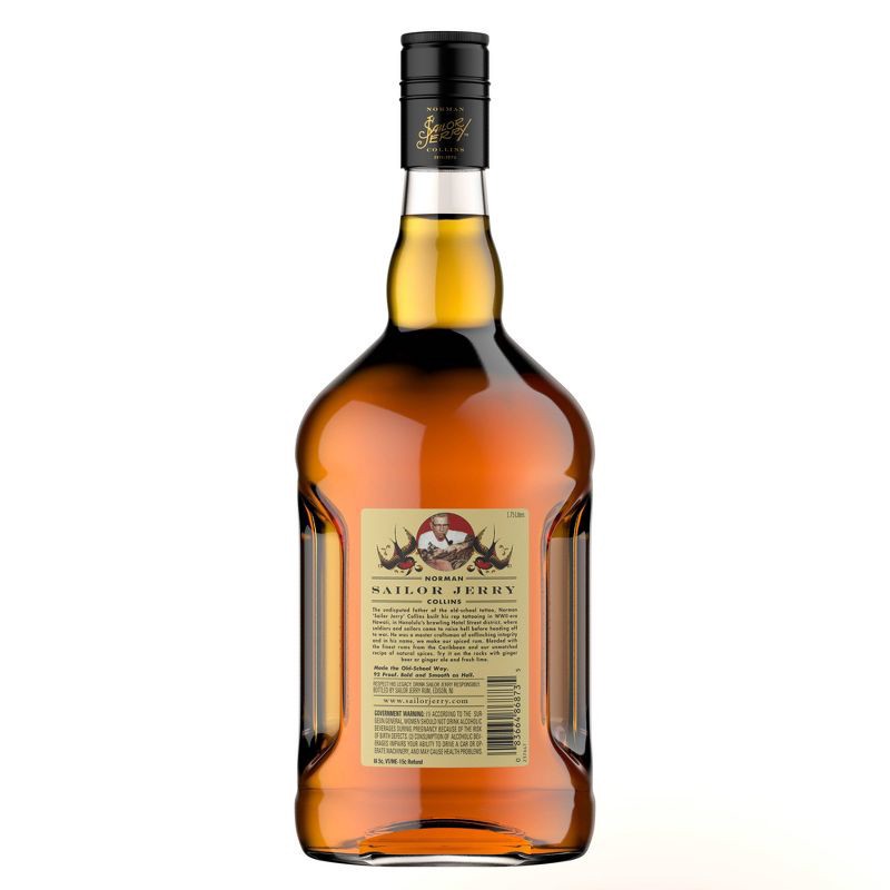 slide 8 of 8, Sailor Jerry Spiced Rum - 1.75ml Bottle, 1.75 ml