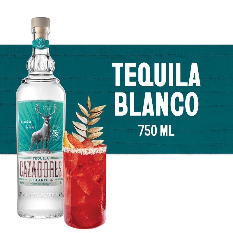 slide 7 of 7, Cazadores Tequila Blanco - 750ml Bottle, 750 ml