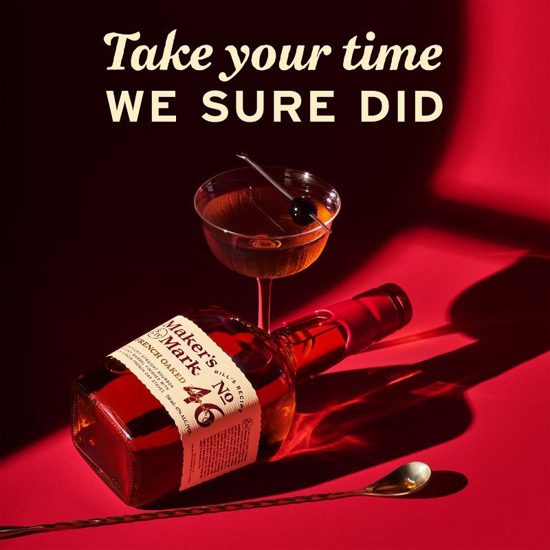 slide 4 of 8, Maker's Mark 46 Bourbon Whisky - 750ml Bottle, 750 ml