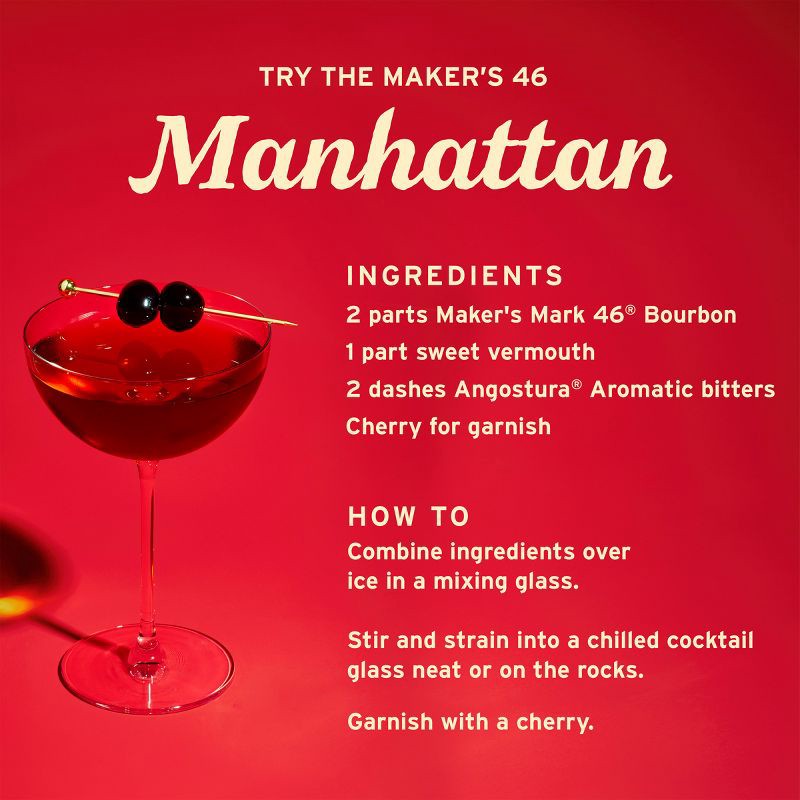 slide 7 of 12, Maker's Mark 46 Bourbon Whisky - 750ml Bottle, 750 ml