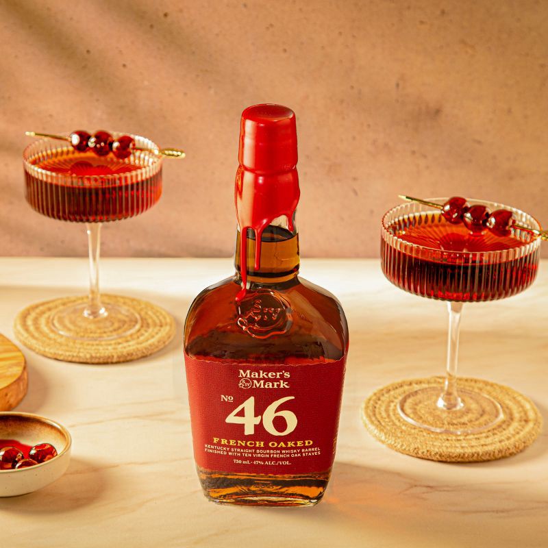 slide 9 of 12, Maker's Mark 46 Bourbon Whisky - 750ml Bottle, 750 ml