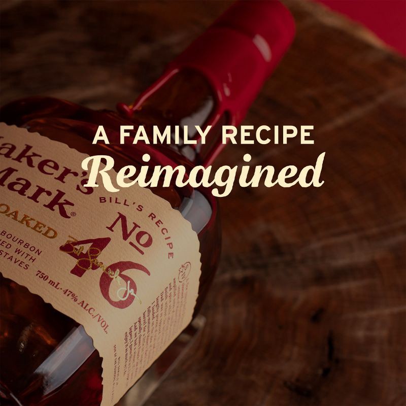 slide 10 of 12, Maker's Mark 46 Bourbon Whisky - 750ml Bottle, 750 ml