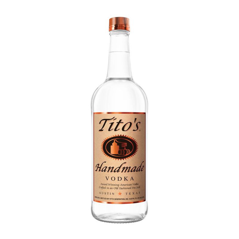 slide 1 of 7, Tito's Handmade Vodka - 1L Bottle, 1 liter