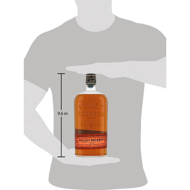 slide 8 of 8, Bulleit Bourbon Frontier Whiskey - 750ml Bottle, 750 ml
