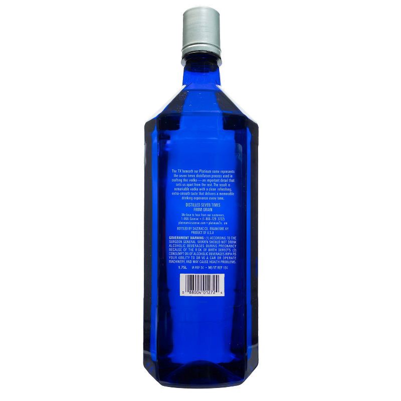 slide 8 of 9, Platinum 7X Vodka - 1.75L Bottle, 1.75 liter
