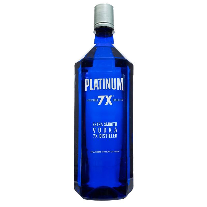 slide 1 of 9, Platinum 7X Vodka - 1.75L Bottle, 1.75 liter