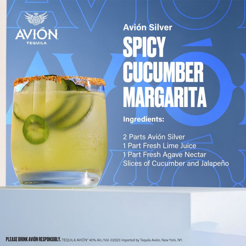 slide 3 of 5, Tequila Avion Avion Silver Tequila - 750ml Bottle, 750 ml