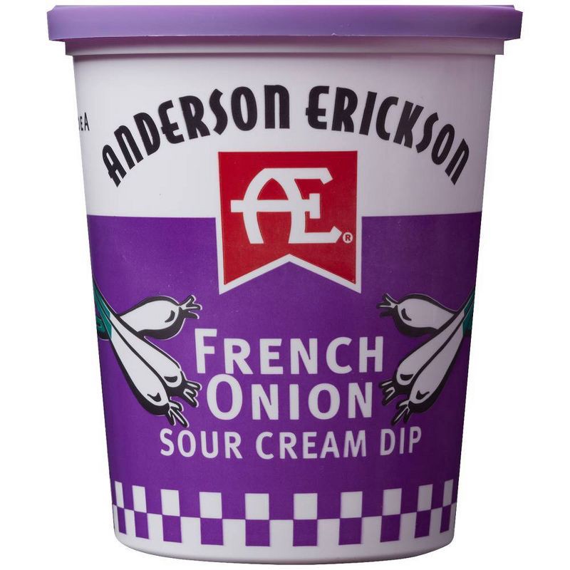 slide 1 of 3, Anderson Erickson French Onion Sour Cream Dip - 16oz, 16 oz