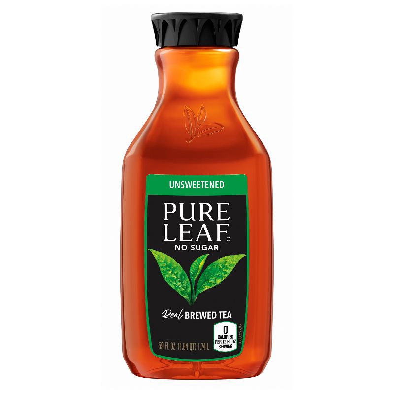 slide 1 of 5, Pure Leaf Unsweetened Iced Tea - 59 fl oz, 59 fl oz