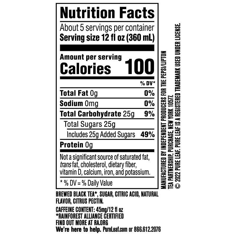 slide 4 of 4, Pure Leaf Sweetened Lemon Iced Tea - 59 fl oz, 59 fl oz