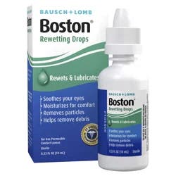 Bausch + Lomb Boston Rewetting Drops 0.33 oz