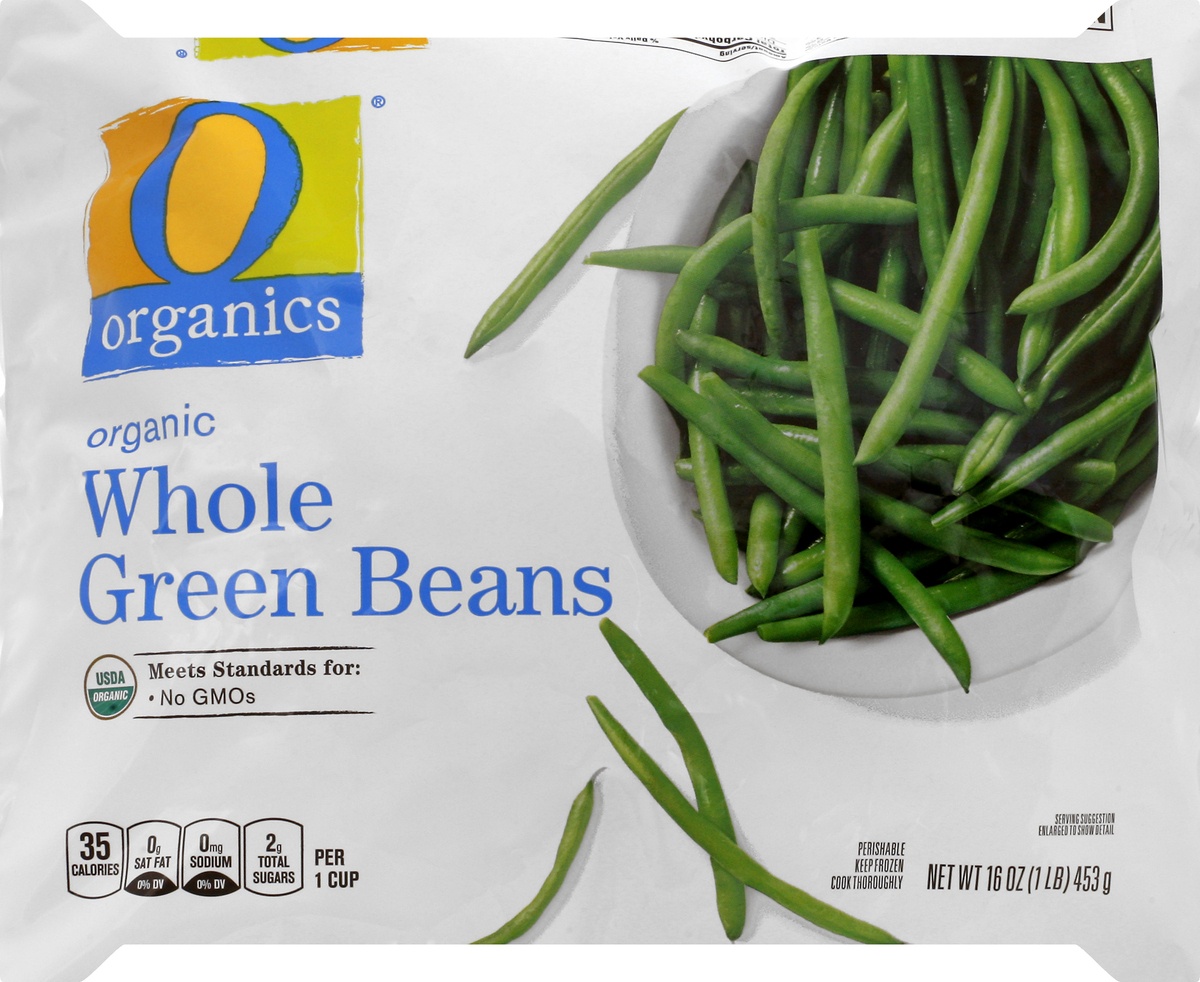 slide 2 of 9, O Organics O Orgnc Green Beans Whole, 16 oz