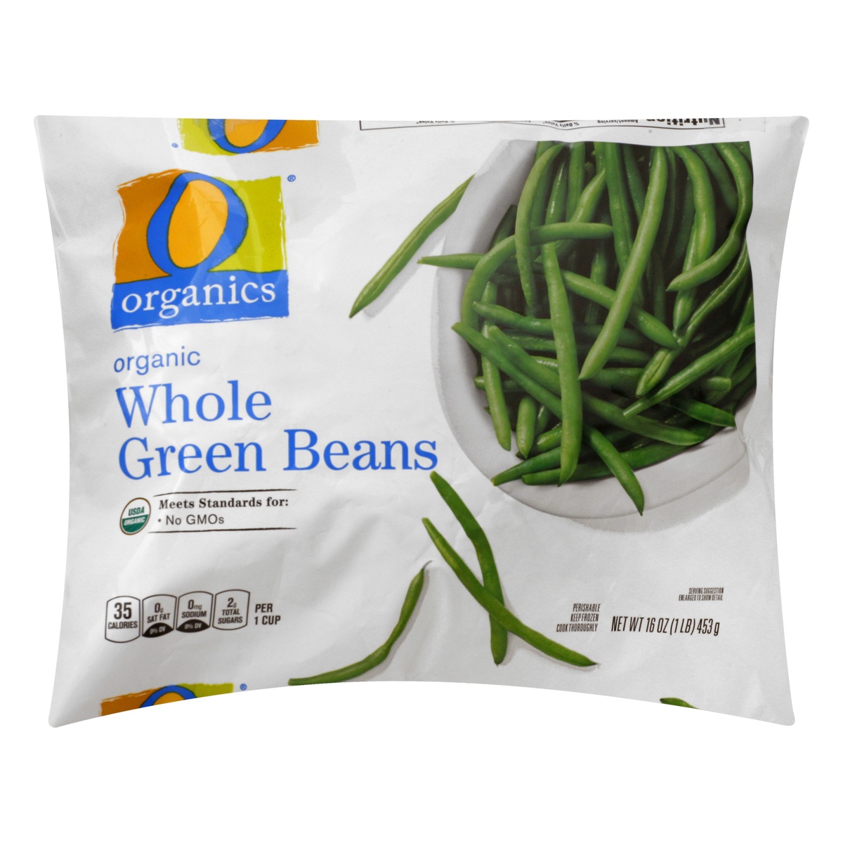 slide 1 of 9, O Organics O Orgnc Green Beans Whole, 16 oz