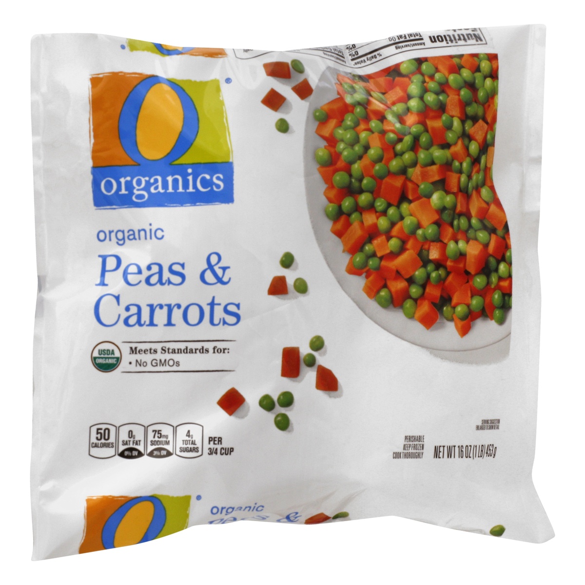 slide 5 of 9, O Organics O Orgnc Peas & Carrots, 16 oz