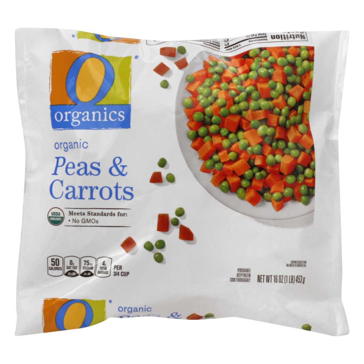slide 1 of 9, O Organics O Orgnc Peas & Carrots, 16 oz