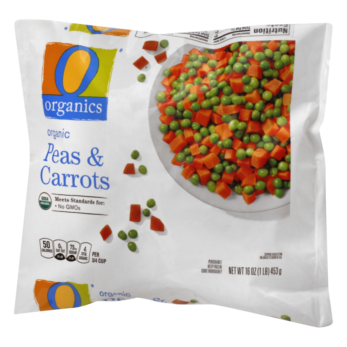 slide 6 of 9, O Organics O Orgnc Peas & Carrots, 16 oz