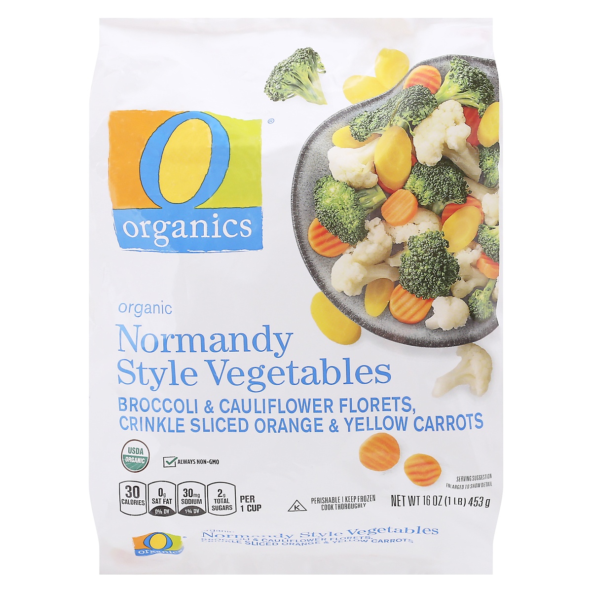 slide 1 of 1, O Orgnc Vegetables Normandy Style, 16 oz