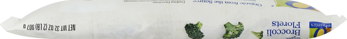 slide 5 of 5, O Orgnc Broccoli Florets Family Pack, 32 oz