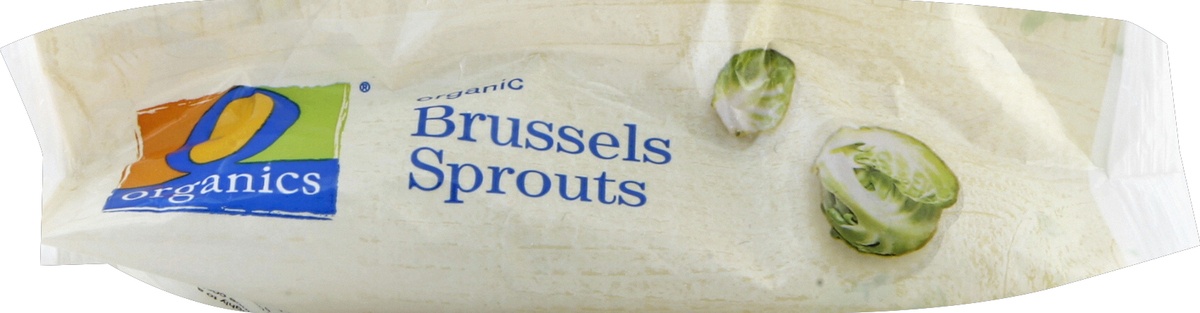 slide 2 of 5, O Organics Organic Brussels Sprouts, 10 oz