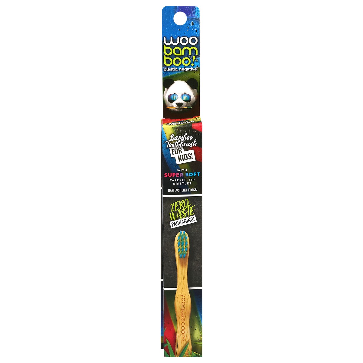 slide 10 of 11, WooBamboo Super Soft Bristles Kids Bamboo Toothbrush 1 ea, 1 ct