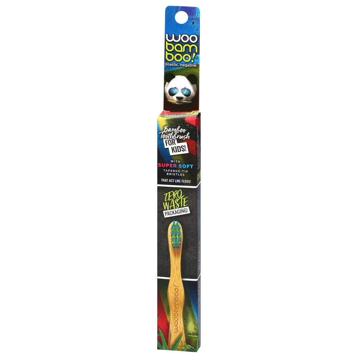 slide 8 of 11, WooBamboo Super Soft Bristles Kids Bamboo Toothbrush 1 ea, 1 ct