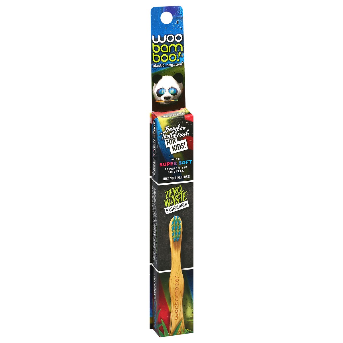 slide 11 of 11, WooBamboo Super Soft Bristles Kids Bamboo Toothbrush 1 ea, 1 ct