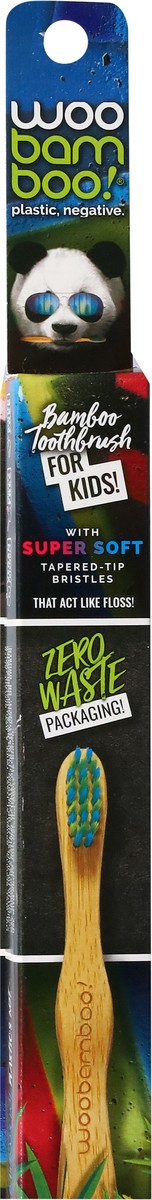 slide 7 of 11, WooBamboo Super Soft Bristles Kids Bamboo Toothbrush 1 ea, 1 ct