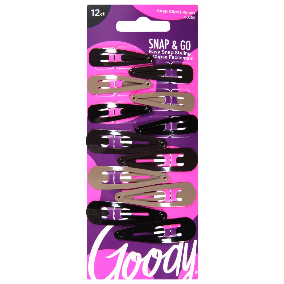 slide 2 of 12, Goody Snap & Go Snap Clips 12 ea, 12 ct