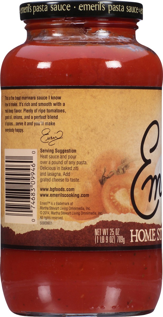 slide 6 of 7, Emeril's's Emeril'sl's Homestyle Marinara Pasta, 25 oz