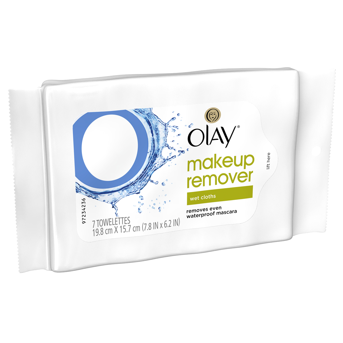 slide 2 of 3, Olay Makeup Remover Wet Cloths, 7 ct