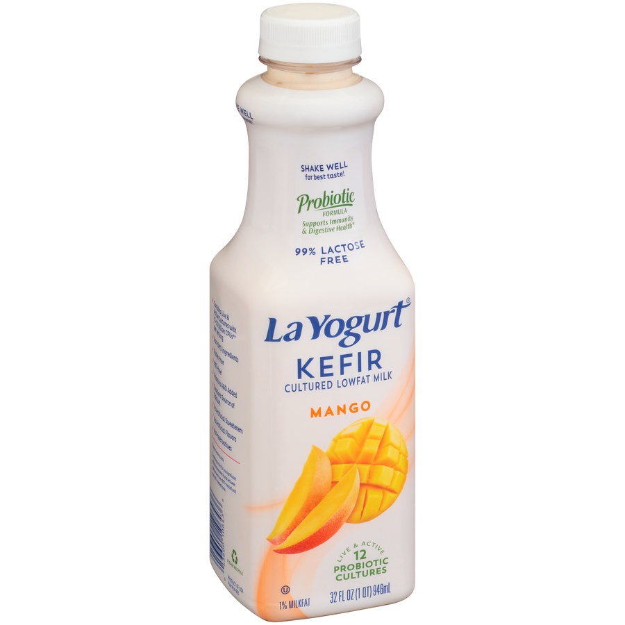 slide 2 of 8, La Yogurt Kefir Mango, 32 fl oz