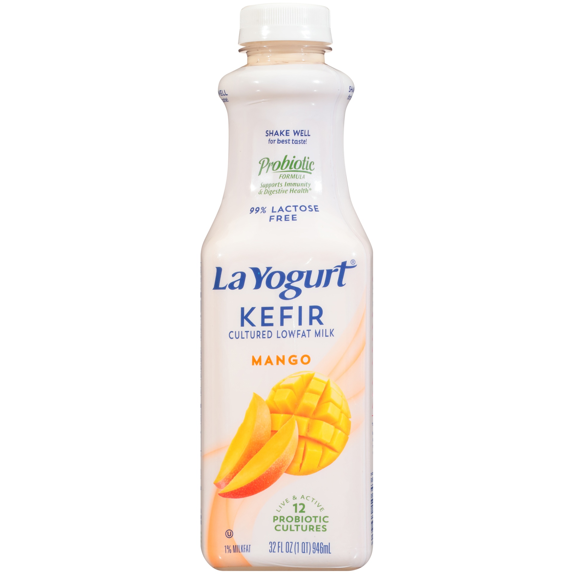 slide 6 of 8, La Yogurt Kefir Mango, 32 fl oz