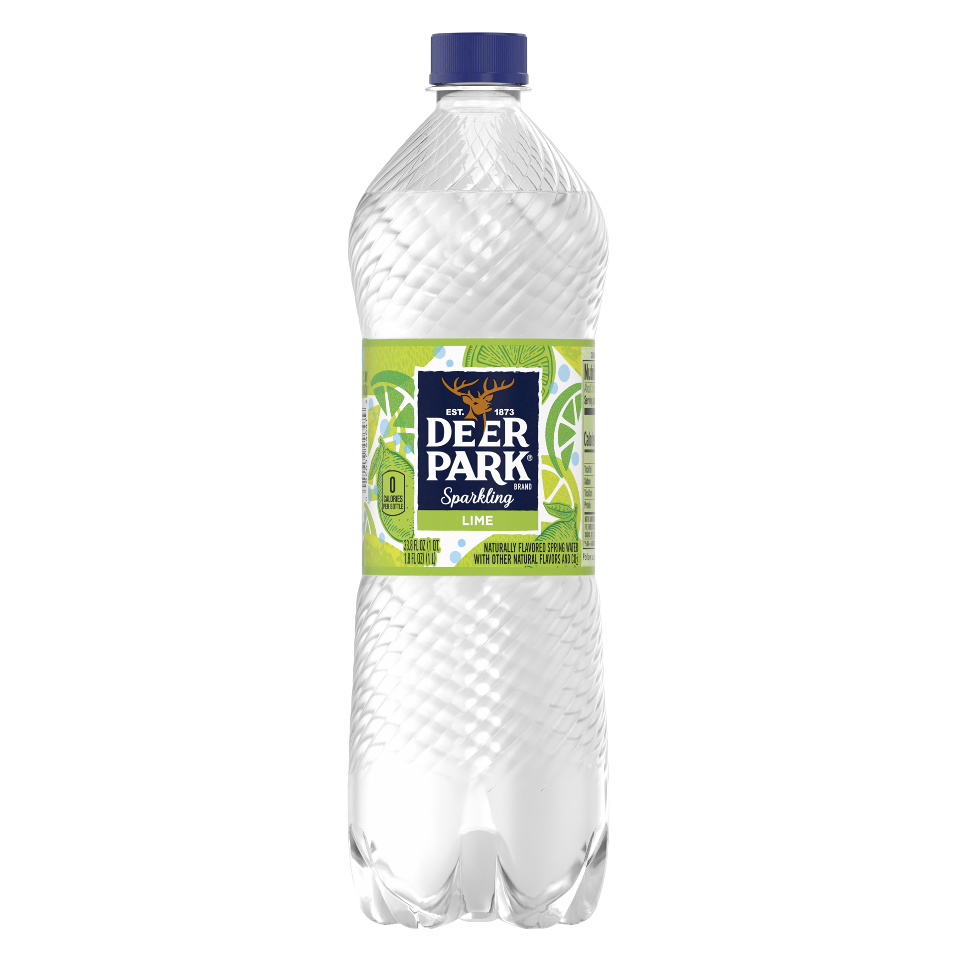 slide 1 of 6, Deer Park Sparkling Water, Zesty Lime- 33.8 oz, 33.8 oz