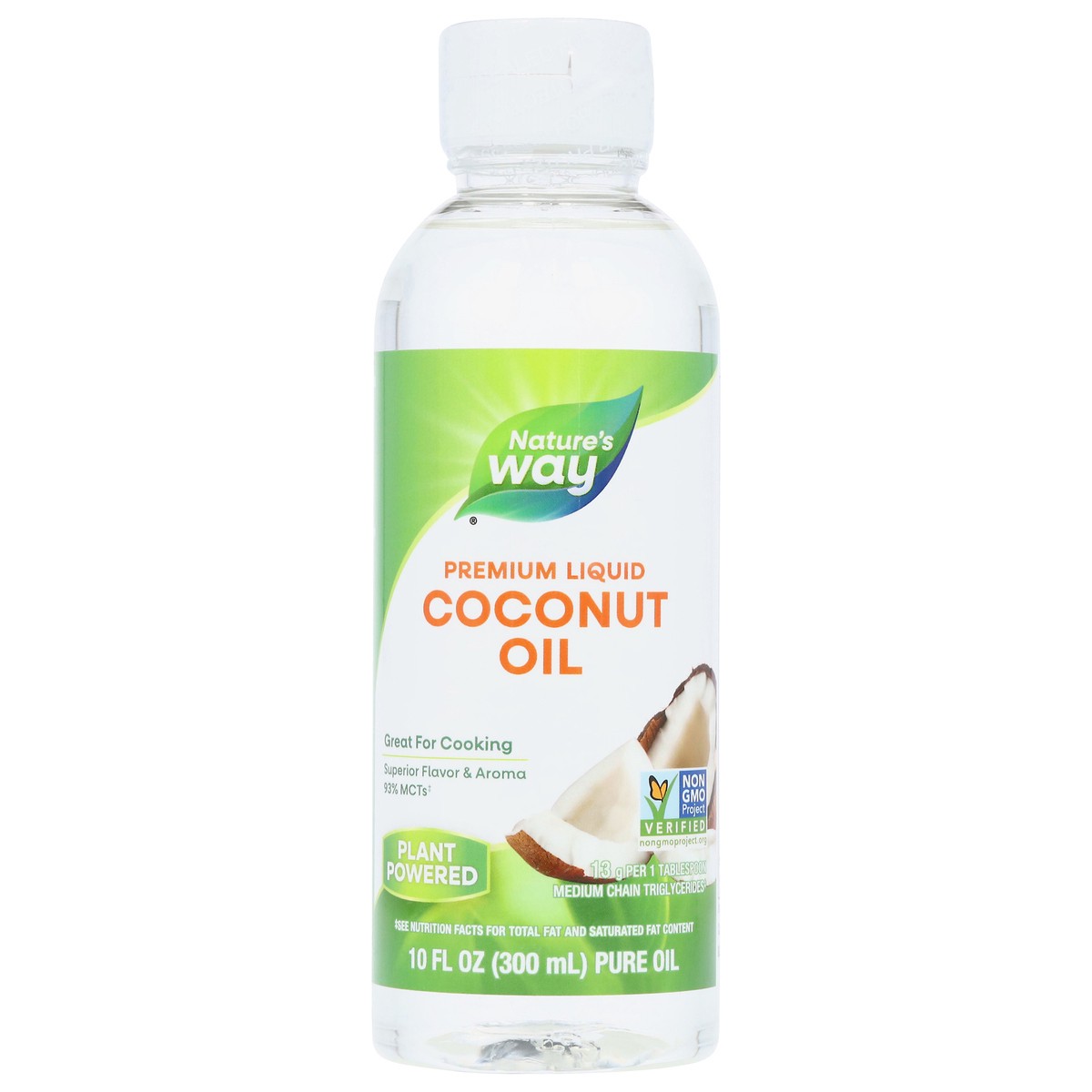 slide 1 of 4, Nature's Way Premium Liquid Coconut Oil 10 fl oz, 10 fl oz