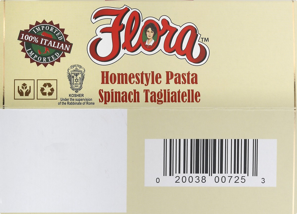 slide 9 of 13, Flora Homestyle Spinach Tagliatelle Pasta 1 lb, 1 lb