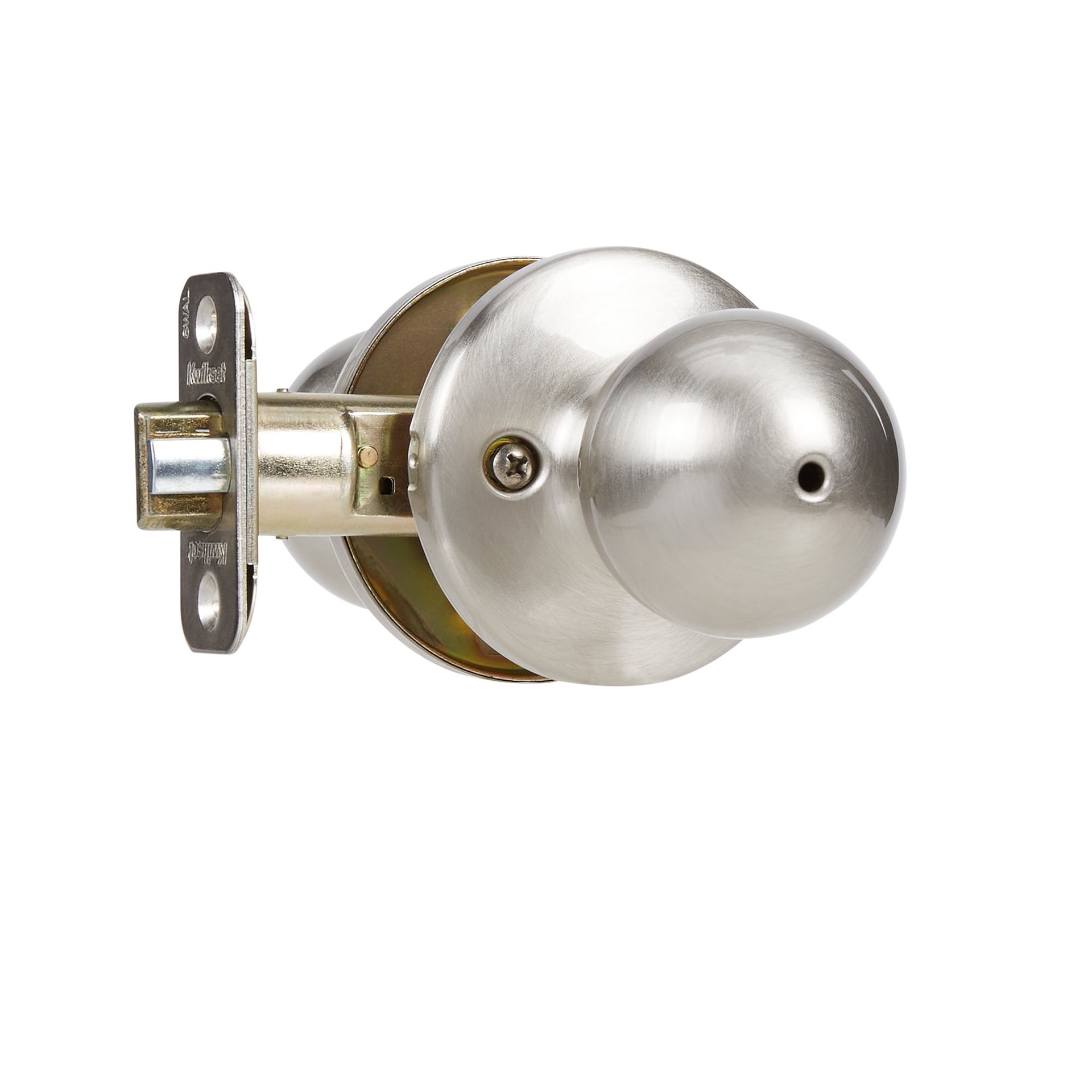 slide 3 of 6, Kwikset Polo Satin Nickel Interior or Bed/Bath Privacy Door Knob, 1 ct