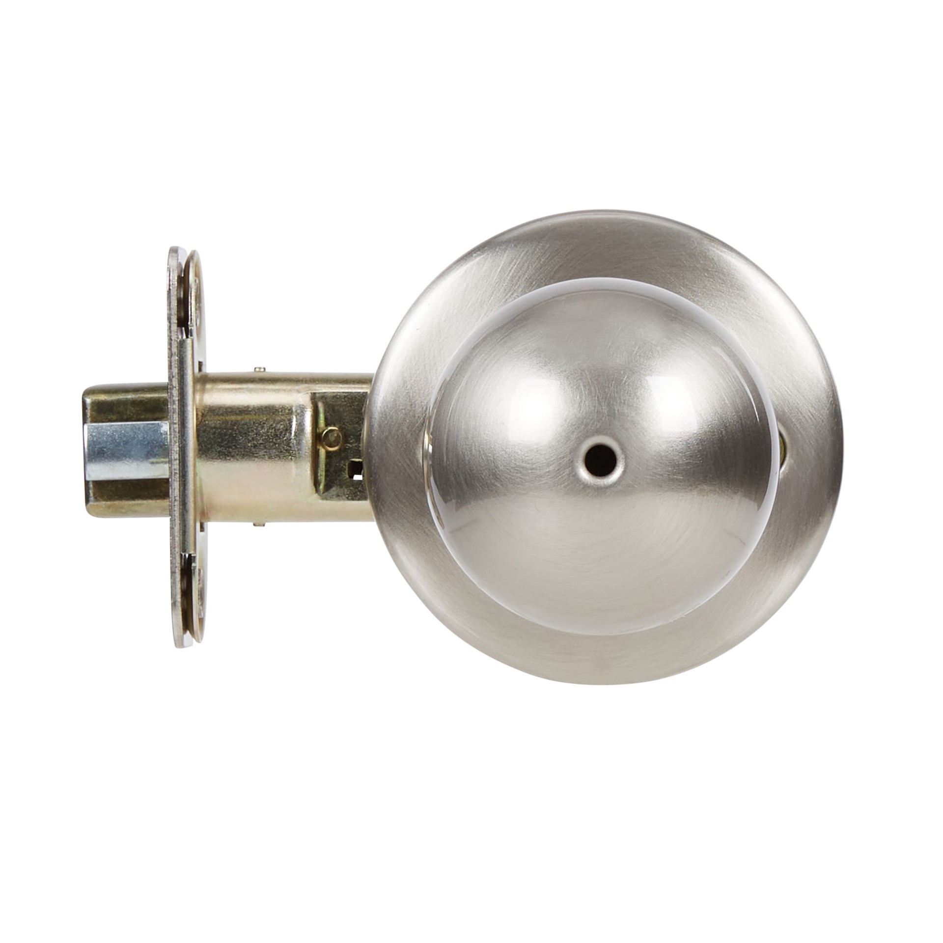 slide 5 of 6, Kwikset Polo Satin Nickel Interior or Bed/Bath Privacy Door Knob, 1 ct