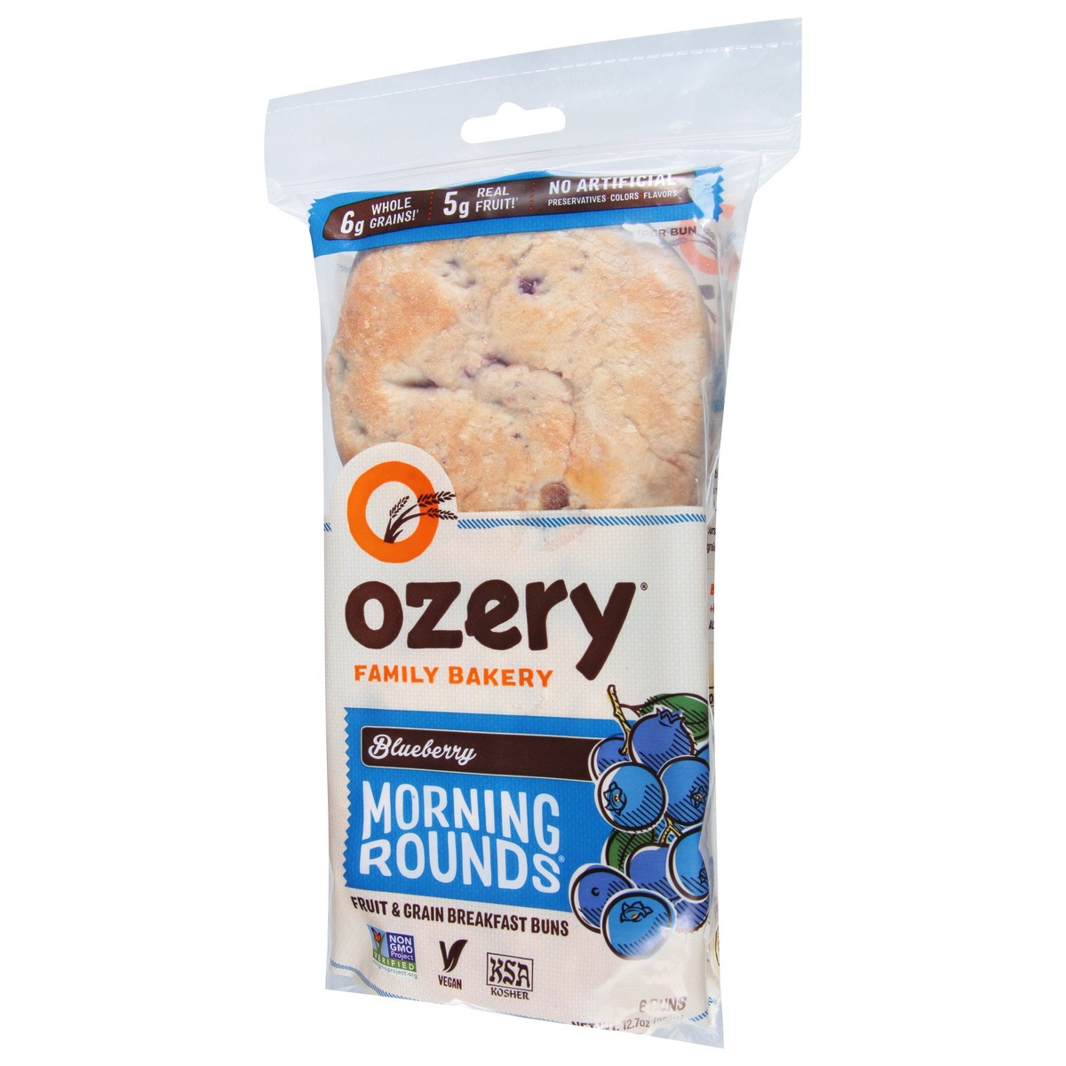 slide 3 of 9, Ozery Bakery Morning Round Blueberry, 12.7 oz