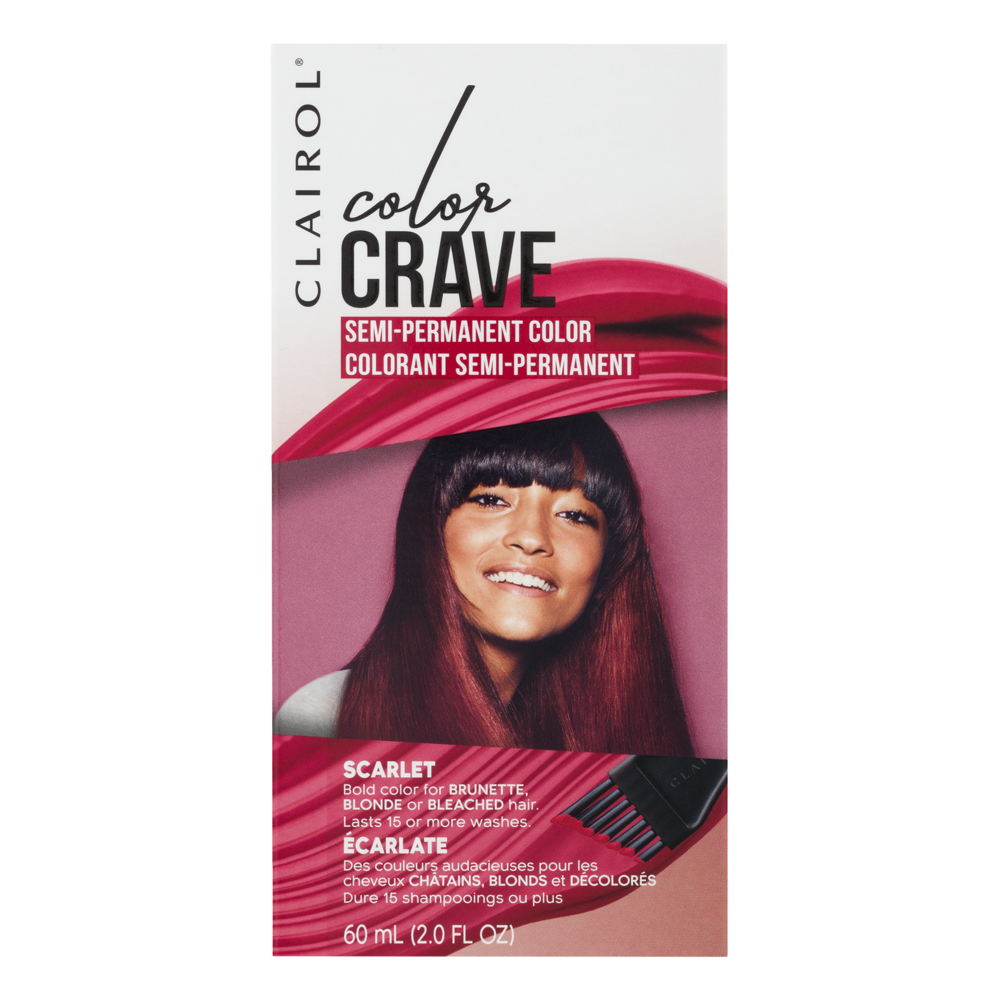 slide 1 of 1, Clairol Color Crave Semi-Permanent Scarlet, 2 oz