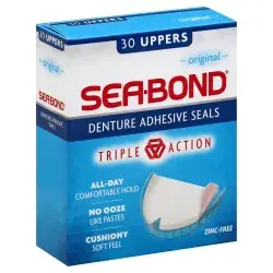Sea-Bond Triple Action Upper Denture Original Adhesive Seals